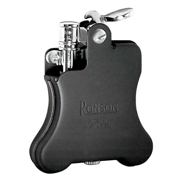 RONSON ロンソン バンジョー 黒マット フリントオイルライター R01-1032 メール便可