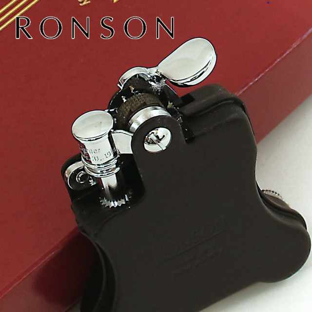 RONSON ロンソン バンジョー 黒マット フリントオイルライター R01