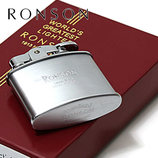 RONSON ロンソン スタンダード クロームサテン フリントオイルライター