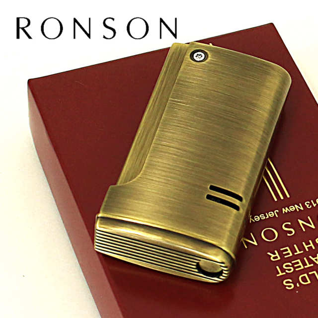 RONSON ロンソン ロンジェット ブラスサテン ターボライター R29