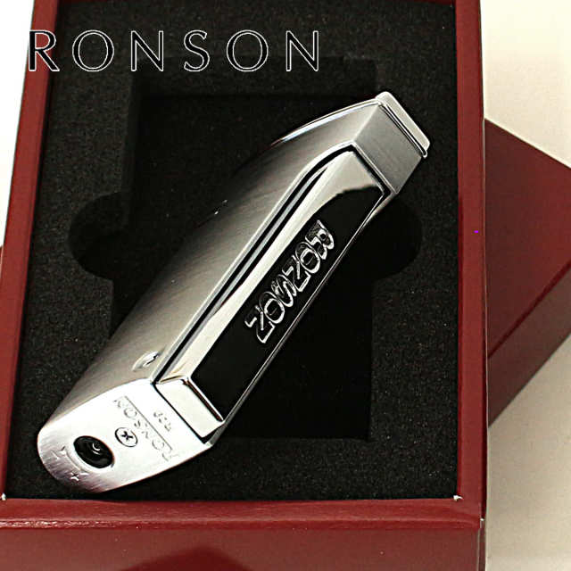 RONSON ロンソン ロンジェット クロームサテン ターボライター