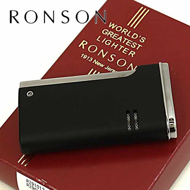 フラミナーレ／ロンソン ライター RONSON ロンソン ロンジェット 黒マット ターボライター R29