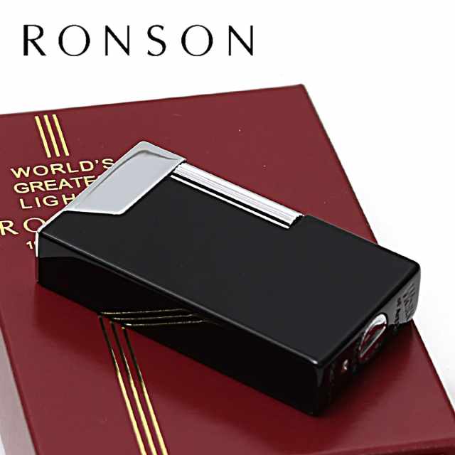 RONSON ロンソン ワーク26 ラッカー黒 フリントオイルライター R26
