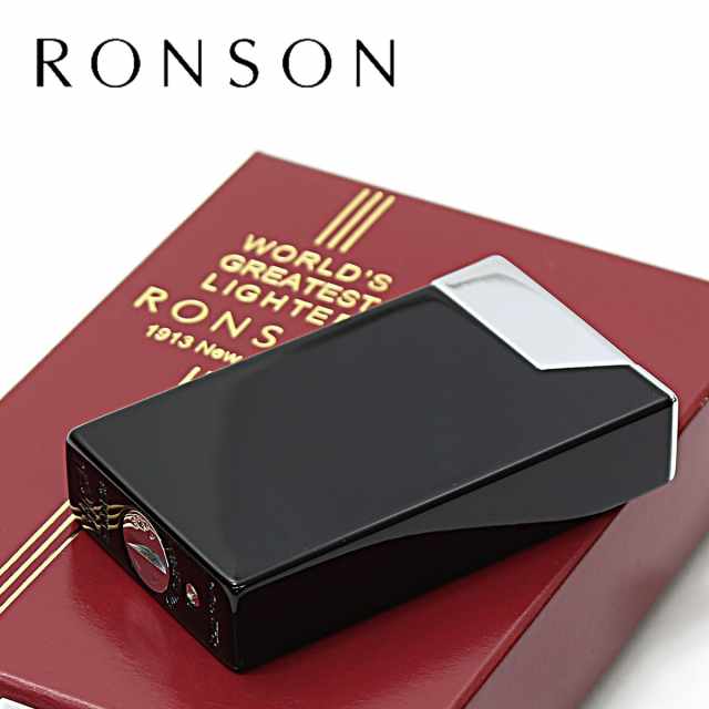 RONSON ロンソン ワーク26 ラッカー黒 フリントオイルライター R26