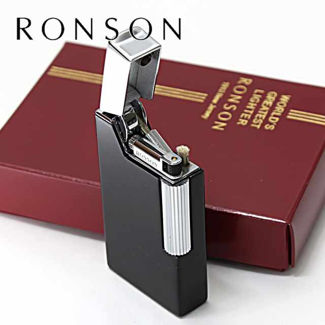 RONSON ロンソン ワーク26 ラッカー黒 フリントオイルライター
