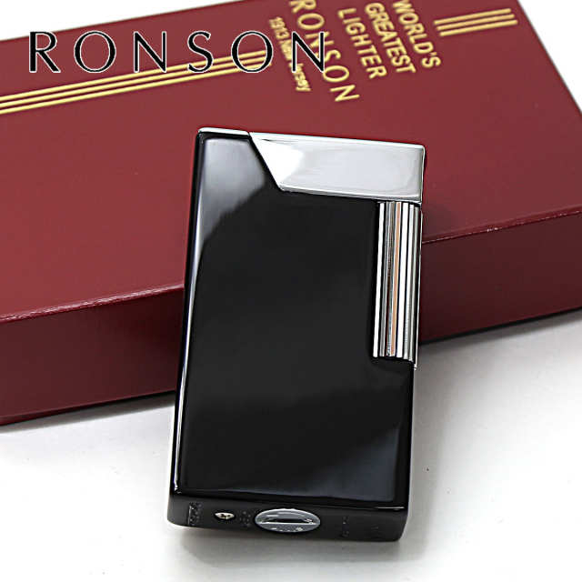 RONSON ロンソン ワーク26 ラッカー黒 フリントオイルライター