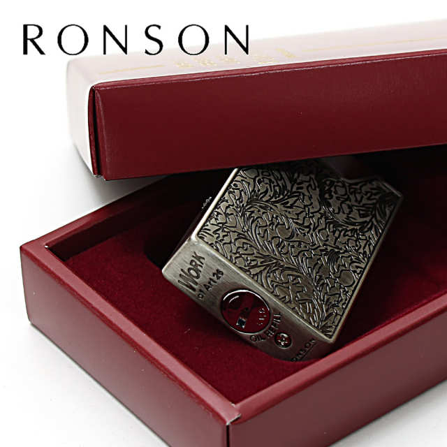 RONSON ロンソン ワーク26 ニッケルアラベスク フリントオイルライター