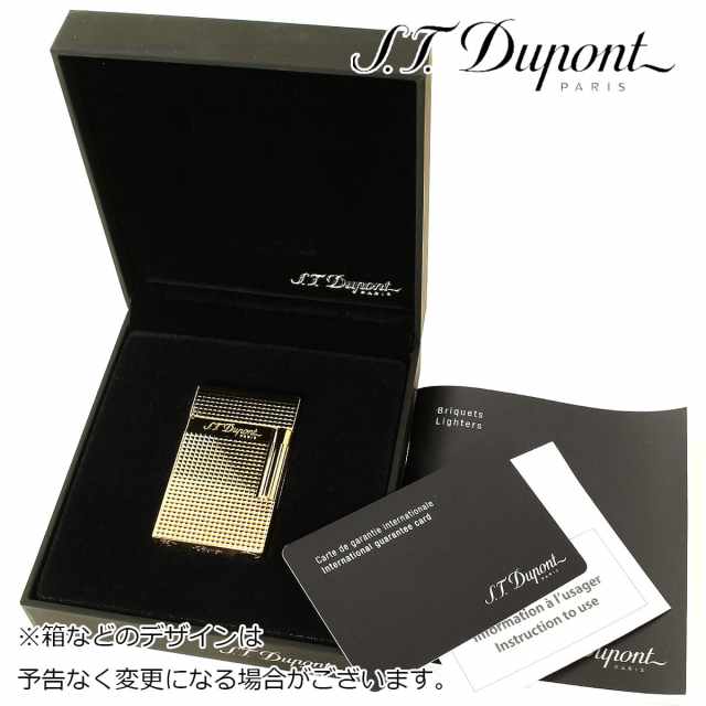 STDupont デュポン ガス ライター ライン ゴールド S.T.DUPONT S.T Dupont エス・テー・デュポン ライン2