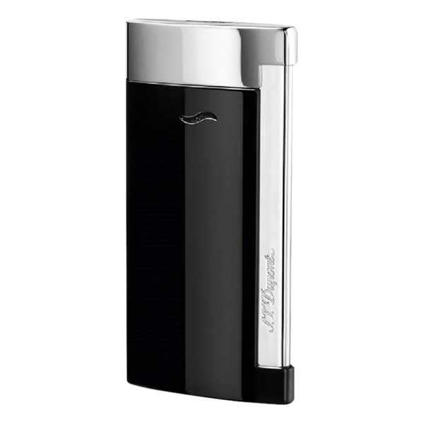 S.T Dupont エス・テー・デュポン スリム7 ブラック クローム ターボガスライター 27700 SGEX