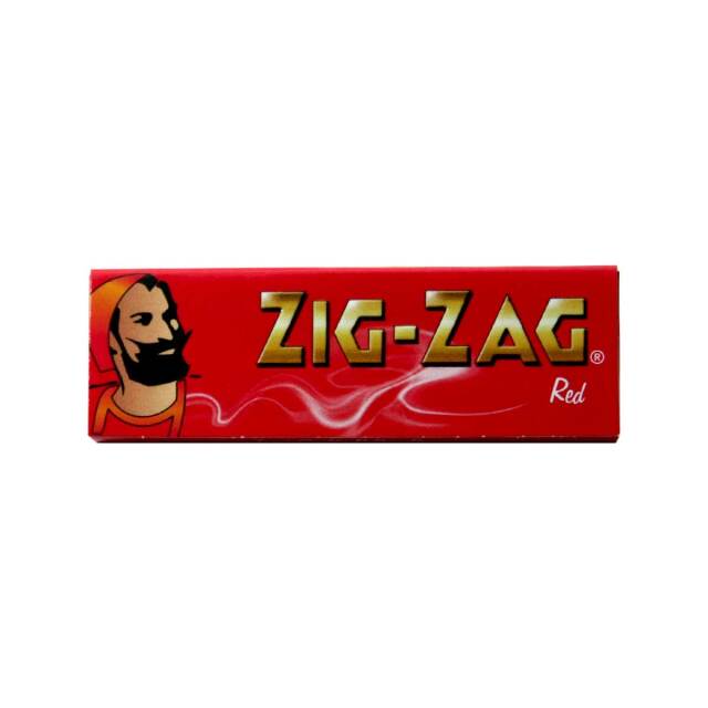 Zig-Zag ジグザグ ペーパー レッドシングル 50枚 フリーバーニング 69
