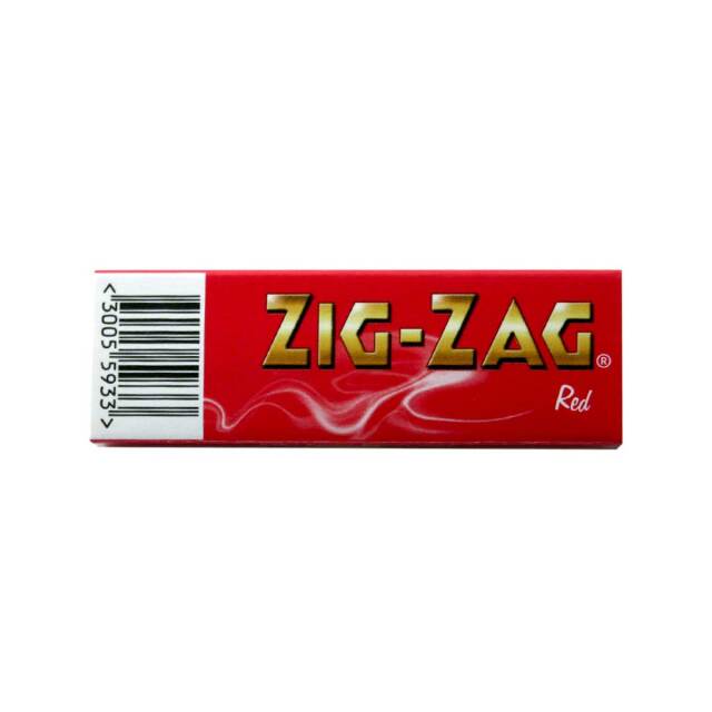 Zig-Zag ジグザグ ペーパー レッドシングル 50枚 フリーバーニング 69