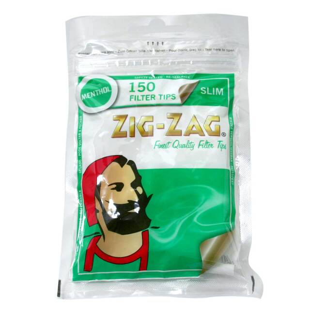 Zig-Zag ジグザグ フィルター スリムメンソールフィルター 6×15mm 150個 #78863 メール便可