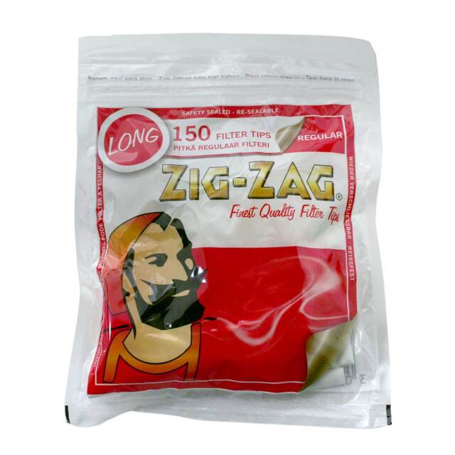 Zig-Zag ジグザグ フィルター ロングレギュラーフィルター 7.5×23mm 150個 #78869 メール便可
