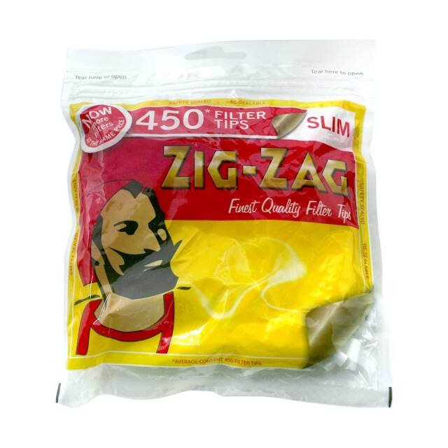 Zig-Zag ジグザグ フィルター スリムフィルター 450 6×15mm 450個 #78868 メール便可