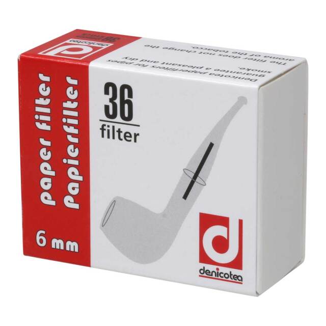 Denicotea デニコチア 6mmフィルター 36本 #77741 メール便可