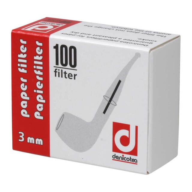 Denicotea デニコチア 3mmフィルター 100本 #77774 メール便可