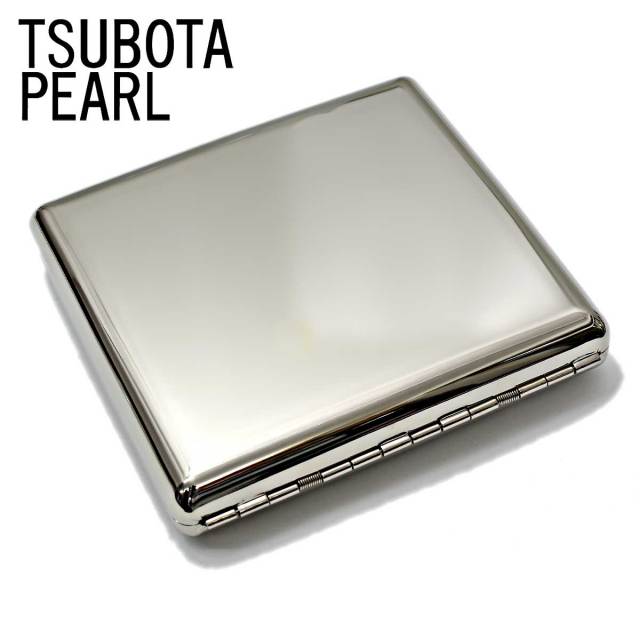 シガレットケース　坪田作 坪田パール シガレットケース カジュアルメタル プレーン 20本 85mm 1