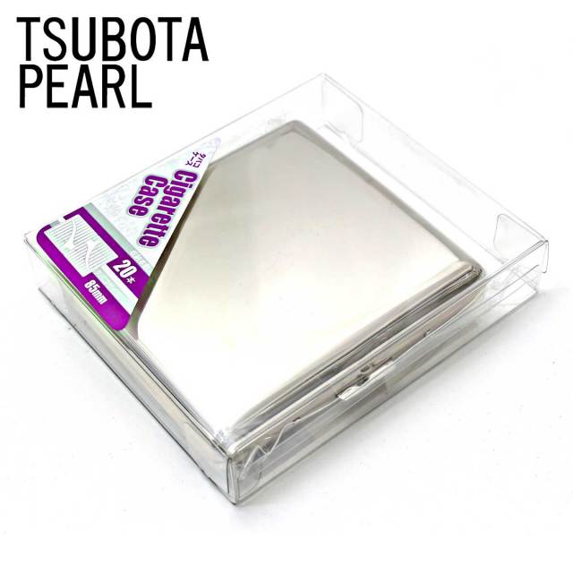 坪田パール シガレットケース カジュアルメタル プレーン 20本