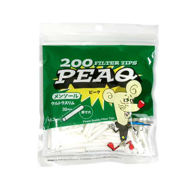 PEAQ ピーク フィルター メンソール ウルトラスリム 200 メール便可