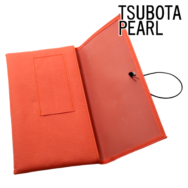 坪田パール カジュアル シャグポーチ オレンジ 3-08743-27 メール便可