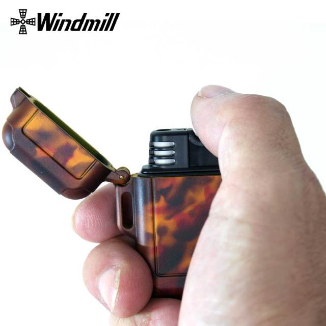 WINDMILL ウインドミル ZAG ザグ 迷彩柄 ブラウン ターボガスライター