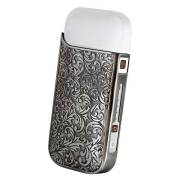 アイコス対応 加熱式 タバコケース i-STYLES アイコスケース アラベスク シルバー ISP-044-A2 NIF2 YMEX