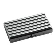 坪田パール シガレットケース カジュアルメタル ウェーブ 12本 85mm 1-53407-81 メール便可