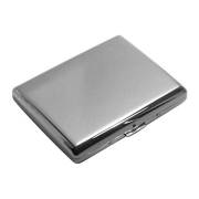 坪田パール シガレットケース カジュアルメタル プレーン 20本 100mm 1-92407-81 メール便可