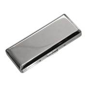 坪田パール シガレットケース カジュアルメタル プレーン 10本 100mm 1-96407-81 メール便可