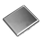 坪田パール シガレットケース カジュアルメタル プレーン 10本 85mm 1-87407-81 メール便可