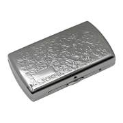坪田パール シガレットケース カートリッジケース 20本 ヒートスティック対応 ニッケルアラベスク 7-71418-81 メール便可