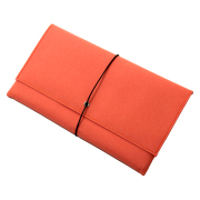 坪田パール カジュアル シャグポーチ オレンジ 3-08743-27 メール便可