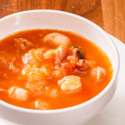ハム屋さんの具沢山トマトスープ