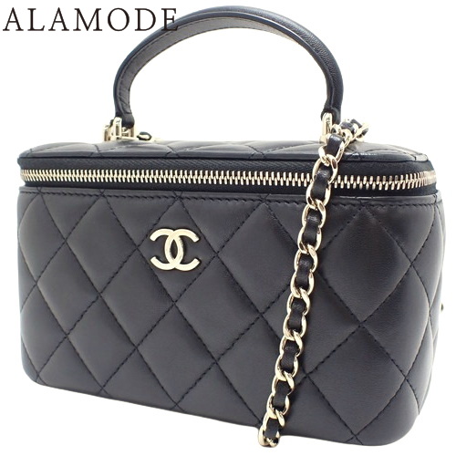 ★チェーンにココマーク★【CHANEL】マトラッセ バニティー シャネル チェーンショルダーバッグ マトラッセ ココマーク