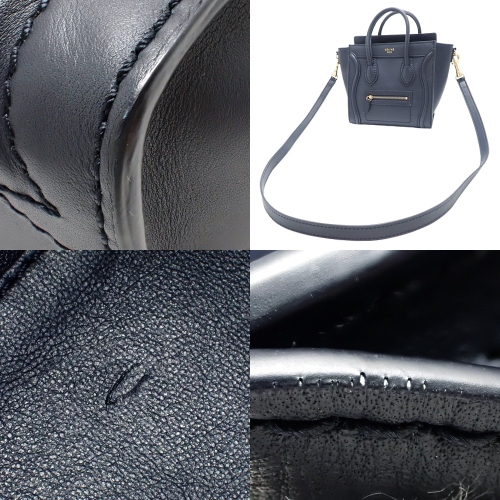 (今週まで)CELINE セリーヌ　ラゲージ　ナノショッパー CELINE(セリーヌ) ラゲージ ナノショッパー ハンドバッグ 2WAY