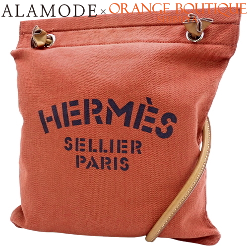 エルメス HERMES アリーヌ 美品 トワルシェブロン ブルージーン-