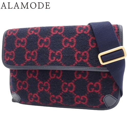 GUCCI GGパターン ボディバッグウエストポーチショルダーバッグ