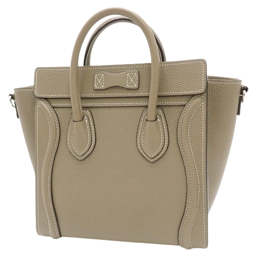 美品　CELINE セリーヌ　ラゲージ ナノラゲージマイクロ　ハンドバッグ CELINE 極 美品 希少品 セリーヌ ラゲージ マイクロショッパー