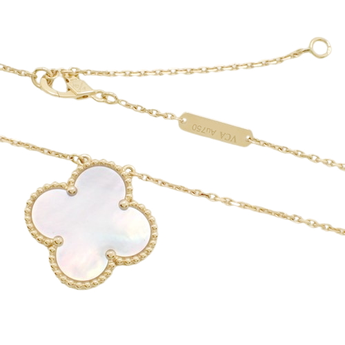 【Van Cleef & Arpels】マジックアルハンブラペンダント マジック アルハンブラ ネックレス、6モチーフ 18K イエロー