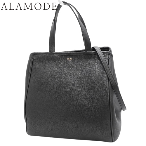 ハンドバッグ Celine Borsa CELINE スモールフォールドカバ ハンドバッグ ブラック レディース