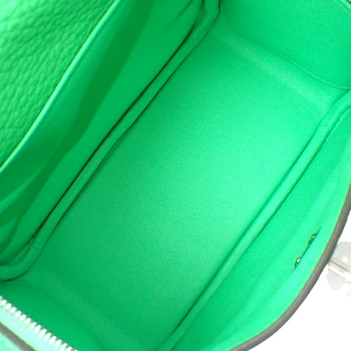 エルメス★HERMES★正規ノベルティ★ミニバッグ★グリーン★美品 エルメス(HERMES)エルメス リンディ ミニ ショルダーバッグ