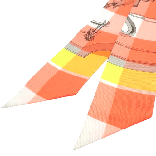 HERMES エルメス ツイリー モール・エ・グルメット・ヴィシー ⭐️未使用品⭐️エルメス モールエグルメットヴィシー ツイリー