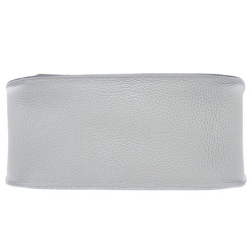 新品保管品✨エルメス　ストラップ セリエ クルードセル グレージュ　シルバー金具 HERMES(エルメス) ジプシエール 28 グリムエット ライトグレー