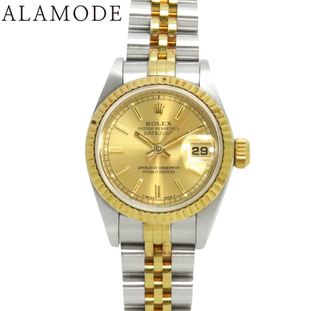 わたあめ　ROLEX ロレックス 69173 68273 YG/SS 保証書付】ROLEX(ロレックス) 69173 デイトジャスト YG/SS S番