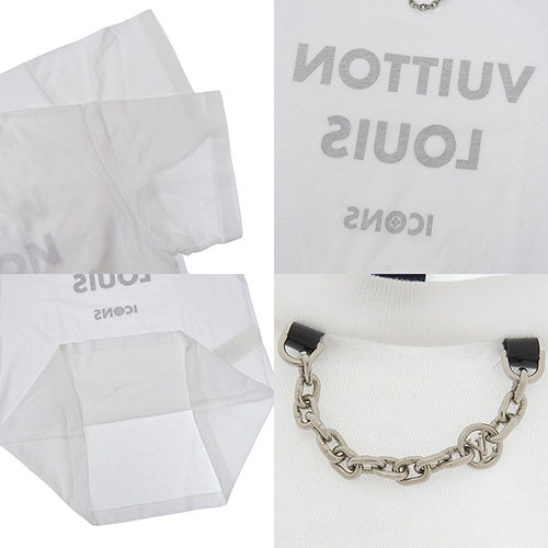 美品　19SS　LOUIS VUITTON　Tシャツ　反転ロゴプリント　白　S Louis VuittonプリントTシャツ ｜ルイ・ヴィトン 公式サイト