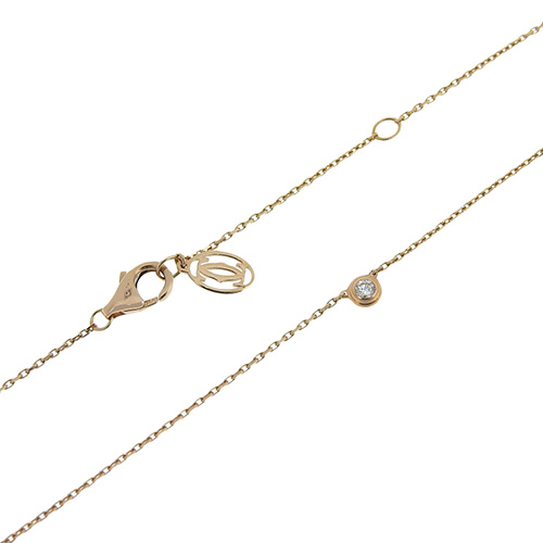 Cartier カルティエ ダムール ネックレス XS ピンクゴールド カルティエダムールネックレスxs ピンクゴールド
