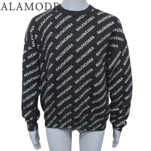 BALENCIAGA(バレンシアガ) オールオーバー ロゴ ニット トップス