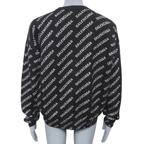 BALENCIAGA(バレンシアガ) オールオーバー ロゴ ニット トップス