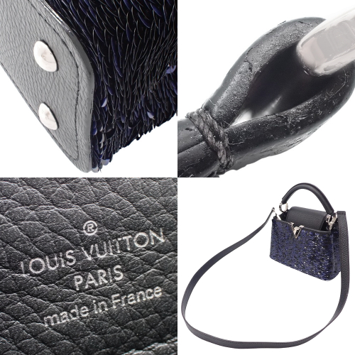 Louis Vuitton カプシーヌミニ　ネイビー ハンドバッグ Louis Vuitton カプシーヌミニネイビー ハンドバッグ