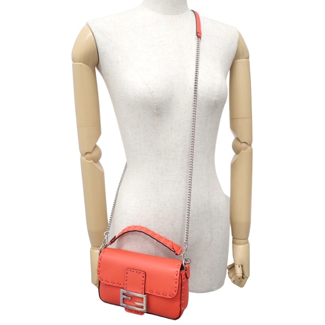 FENDI(フェンディ) セレリア バゲット ミニ ハンドバッグ 2WAY